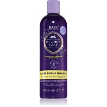 HASK Blonde Care Purple Shampoo sampon violet neutralizeaza tonurile de galben 355 ml