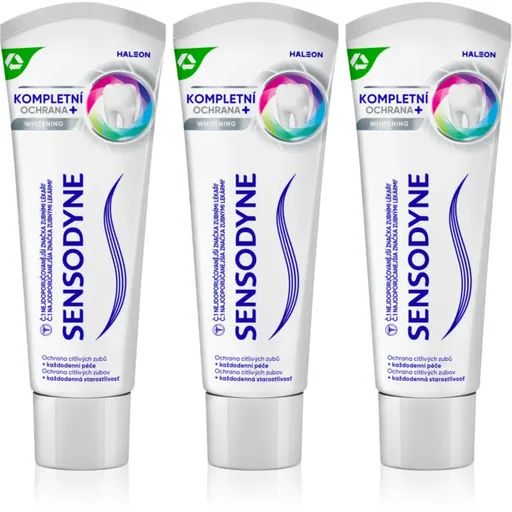 Sensodyne Complete Protection Whitening pasta de dinti pentru albire 3x75 ml