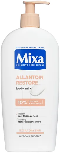 Mixa Lapte de corp regenerant pentru piele foarte uscată Allantoin Restore (Body Milk) 400 ml