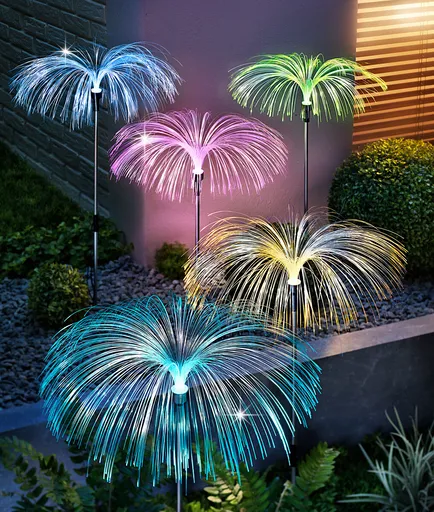 Decorațiune de grădină LED Fantasia, set de 5 buc.