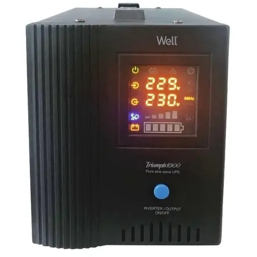 UPS centrale termice Well Triumph 230V 1000VA/700W UPS-HEATST-TRIUMPH1000VA-WL / 5948636046434