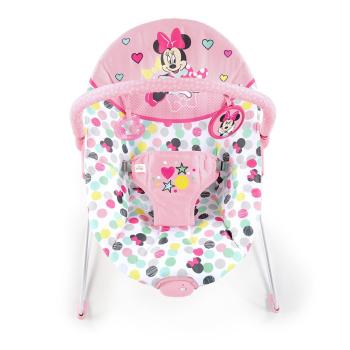 DISNEY BABY Lehátko vibrujúce Minnie Mouse Spotty Dotty 0 m+, do 9 kg