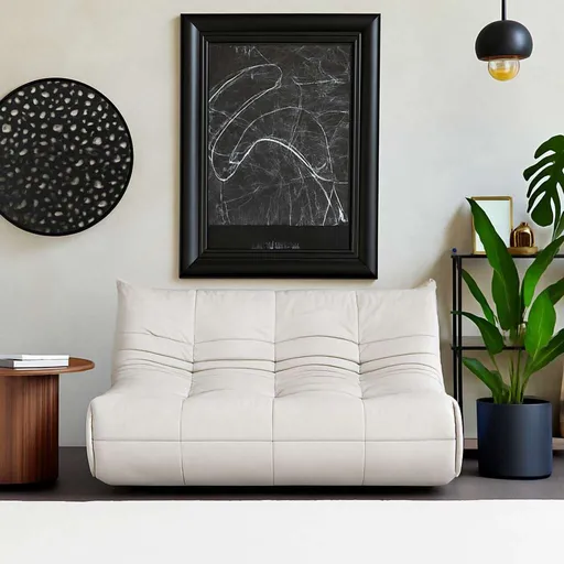 Canapea 2 locuri, Atelier del Sofa, 560ARE5215, PAL, Alb