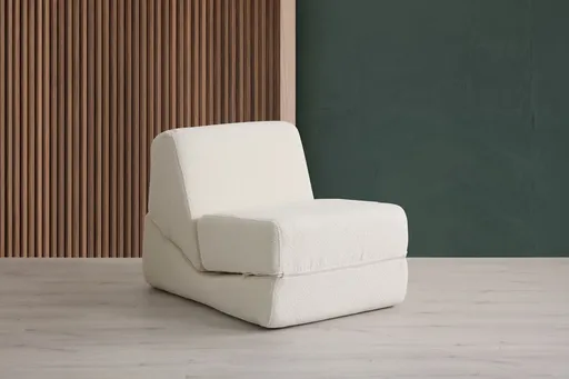 Fotoliu extensibil, Atelier del Sofa, 560ARE4177, Alb