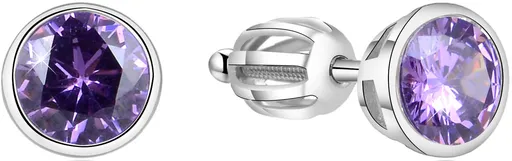 Beneto Cercei din argint cu zircon strălucitor AGUP1716S