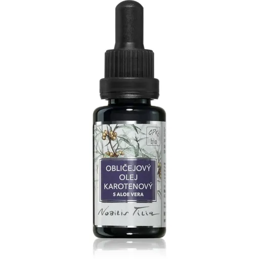 Nobilis Tilia Obličejový olej Karotenový s Aloe Vera ulei hidratant faciale 20 ml