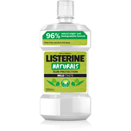 Listerine Naturals Gum Protection apă de gură Mild Mint 500 ml