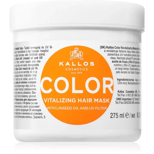 Kallos KJMN Professional Color masca pentru păr vopsit mix de culori 275 ml