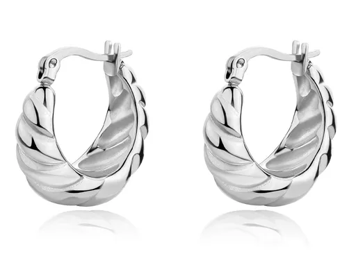 S'Agapõ Cercei moderni din oțel Chunky SHK59