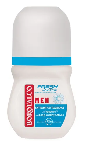 Borotalco Deodorant cu bilă Men Fresh Oceanic Woods (Deo Roll On) 50 ml