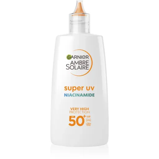 Garnier Ambre Solaire Super UV Niacinamide fluid protecție impotriva imperfectiunilor pielii SPF 50+ 40 ml