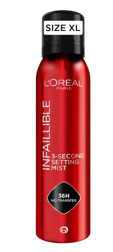 L'Oréal Paris Spray fixator Infaillible (3-Second Setting Mist) 150 ml