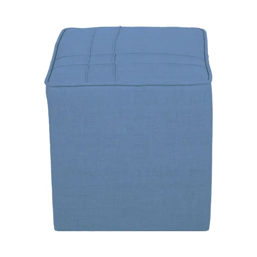 Taburet, Atelier del Sofa, 558ZEN1372, Lemn de brad, Albastru