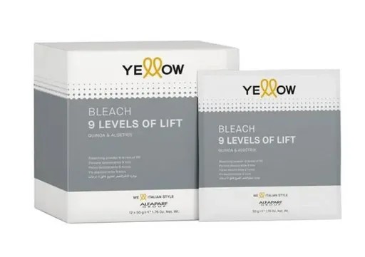 Decolorant Pudra cu Deschidere de 9 Tonuri Yellow, 12 x 50g