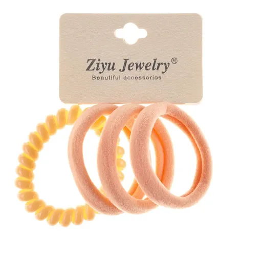 Elastic portocaliu 4 set Oranjollie x83