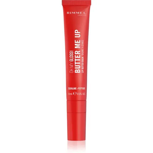 Rimmel Oh My Gloss! Butter Me Up Balsam de buze hidratant culoare 004 Red Velvet 15 ml