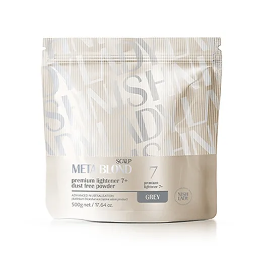 Pudra Decoloranta -  NISH LADY  7+ nivel - Grey 500 gr