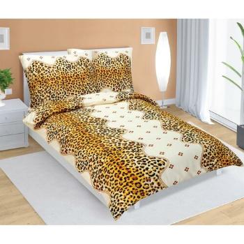 Lenjeria de pat din crep model Leopard, 140 x 200 cm, 70 x 90 cm