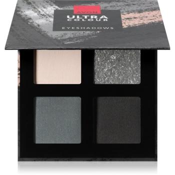 Avon Ultra Quatro paletă cu farduri de ochi culoare Silver 2.8 g