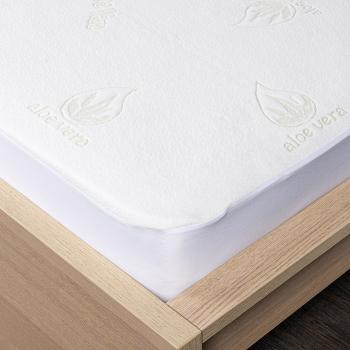 Protecție saltea 4Home Aloe Vera impermeabilă cu bordură, 60 x 120 cm + 15 cm, 60 x 120 cm