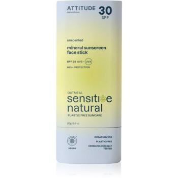 Attitude Sensitive Natural Face stick Crema de soare cu minerale stick pentru piele sensibila  20 g