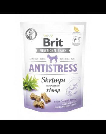 BRIT Care Dog Functional Snack Antistress recompense pentru controlul stresului la caini, creveti si canepa 150 g