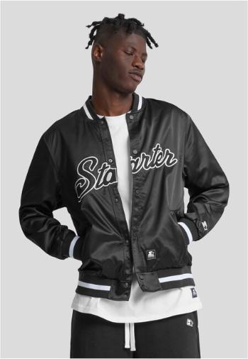 Starter Satin College Jacket black - M