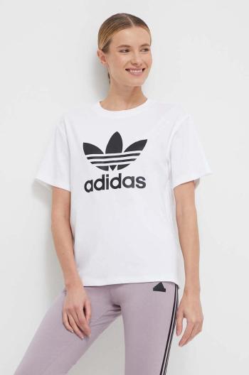 Tričko adidas Originals Trefoil béžová barva, IR9534