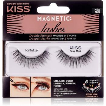 KISS Magnetic Lashes gene de aplicare pe linia magnetică 04 Tantalize 1 pereche