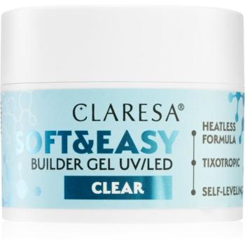 Claresa Soft&Easy Builder Gel gel de bază pentru unghii culoare Clear 45 g