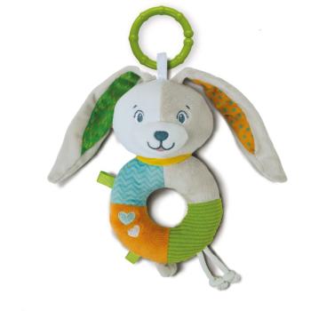 Clementoni Baby Lovely Soft Bunny Rattle jucărie zornăitoare 1 buc