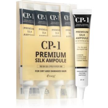 CP-1 Premium Silk Aplicarea jeturilor de refacere pentru ingrijire pentru păr uscat și deteriorat 4x20 ml