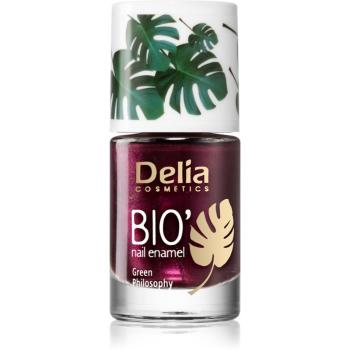 Delia Cosmetics Bio Green Philosophy lac de unghii culoare 614 Plum 11 ml