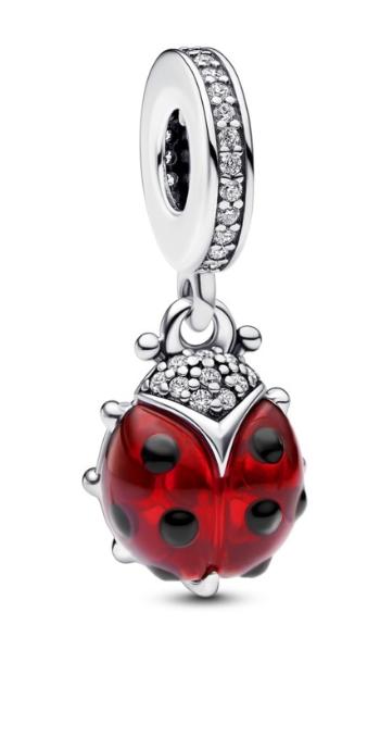 Pandora Pandantiv frumos din argint pentru noroc Ladybird Moments 792571C01