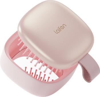 Laifen Perie de păr cu oglindă Pink