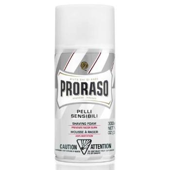 Proraso Spumă de bărbierit pentru piele sensibilă cu ceai verde White (Shaving Foam) 300 ml