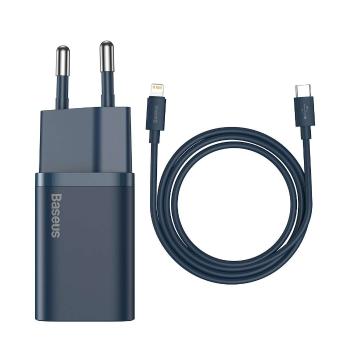 Baseus TZCCSUP-B03 Super Si hálózati gyorstöltő 20W USB-C/Lightni...