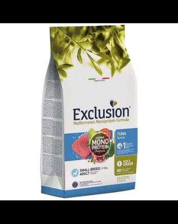 EXCLUSION MonoProtein Noble Grain small breed dogs cu ton pentru rase mici 2 kg