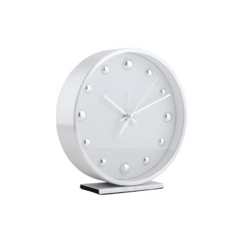 Karlsson 5970WH ceas de masă/alarmă de design alb,16 cm diametru