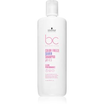 Schwarzkopf Professional BC Bonacure Color Freeze Silver Sampon argintiu pentru parul blond cu suvite 1000 ml