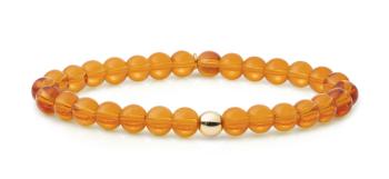 Sparkling Jewels Brățară cu mărgele de citrin SBG-GEM38-ADD-6MM