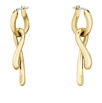 Hugo Boss Cercei fashion din oțel placați cu aur 2în1 1580704
