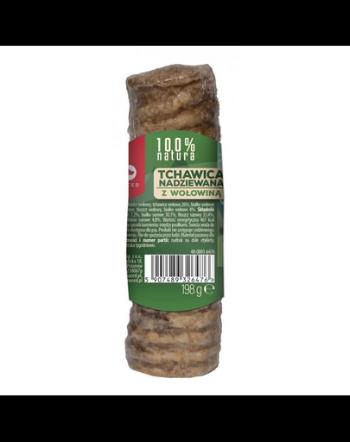 MACED 100% Natura Trahee umpluta cu vita pentru caini 120 g