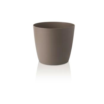 Jardinieră Gardenico Ella Twist 'n' Roll, taupe, 30 cm, maro taupe, 4HOME