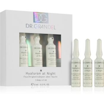 Dr. Grandel Hyaluron At Night fiolă de noapte cu efect de hidratare 3x3 ml