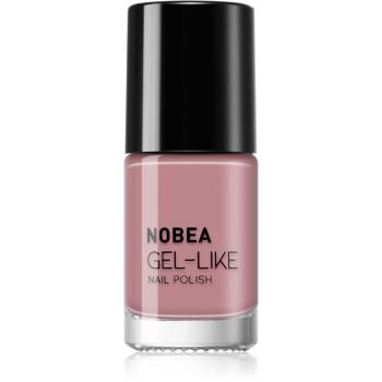 NOBEA Day-to-Day Gel-like Nail Polish lac de unghii cu efect de gel culoare Sienna #N58 6 ml