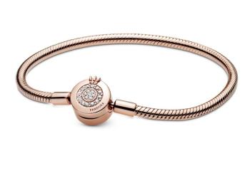 Pandora Brățară de lux cu coroană Rose 589046C01 20 cm