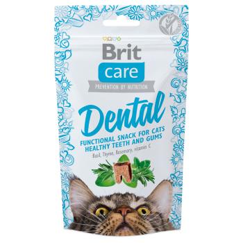 3x50g Brit Care Dental macskasnack