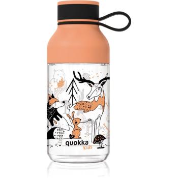 Quokka Ice Kids biberon cu dispozitiv de prindere In the Woods 430 ml