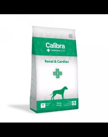 CALIBRA Veterinary Diet Dog Renal &amp; Cardiac Dieta veterniara pentru caini cu probleme renale si tulburari cardiace 12 kg